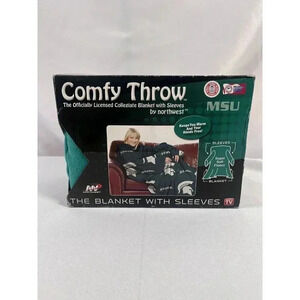 Northwest NCAA Michigan State Comfy Throw with Sleeves